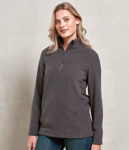 Premier Unisex Recyclight� 1/4 Zip Fleece - DGY - XXL
